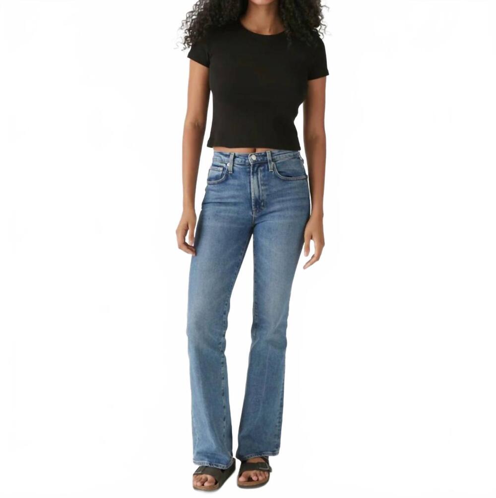 NEW MICHAEL STARS mimi crop tee in black